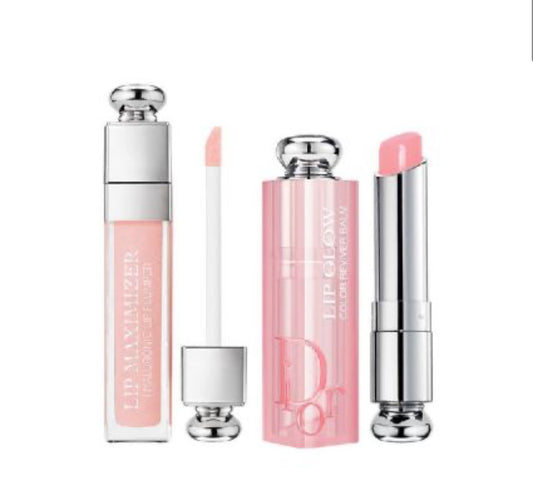 Dior - Lip Balm And Plumping Gloss Set - 3.2g+6ml