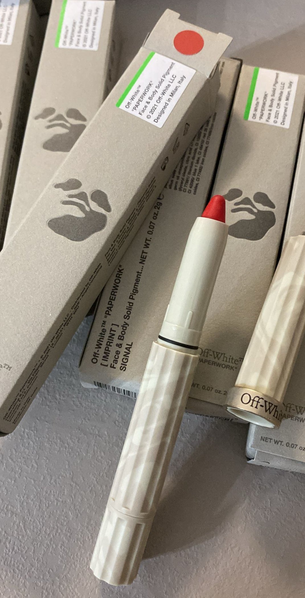 STAMPA DI SCARTOFFIE VISO E CORPO PIGMENTO SOLIDO LUCIDO