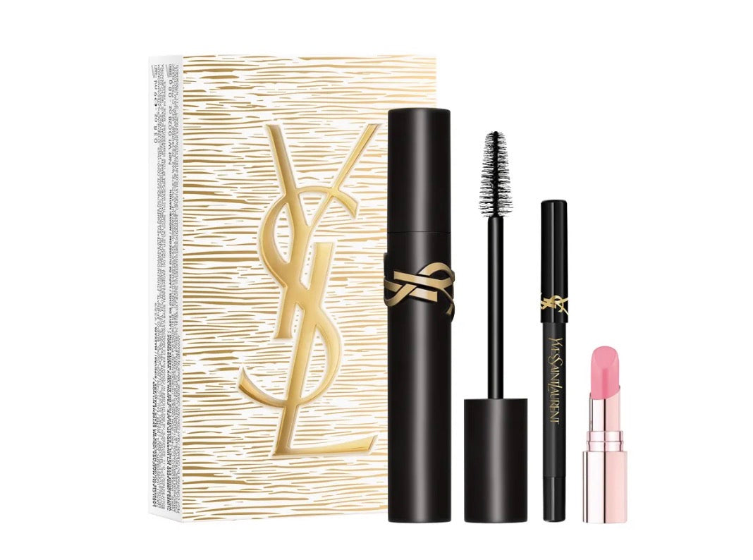 Cofanetto mascara lash clash nero + matita occhi lines liberated + candy glow n. 1b