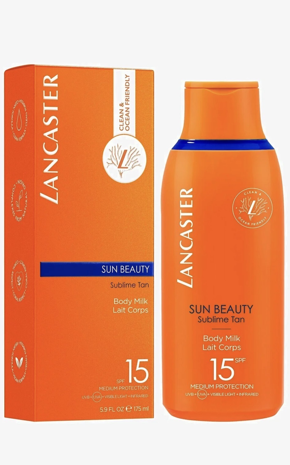LANCASTER BEAUTY SUN BEAUTY - SONNENMILCH SPF 15 - Crema solare - transparent