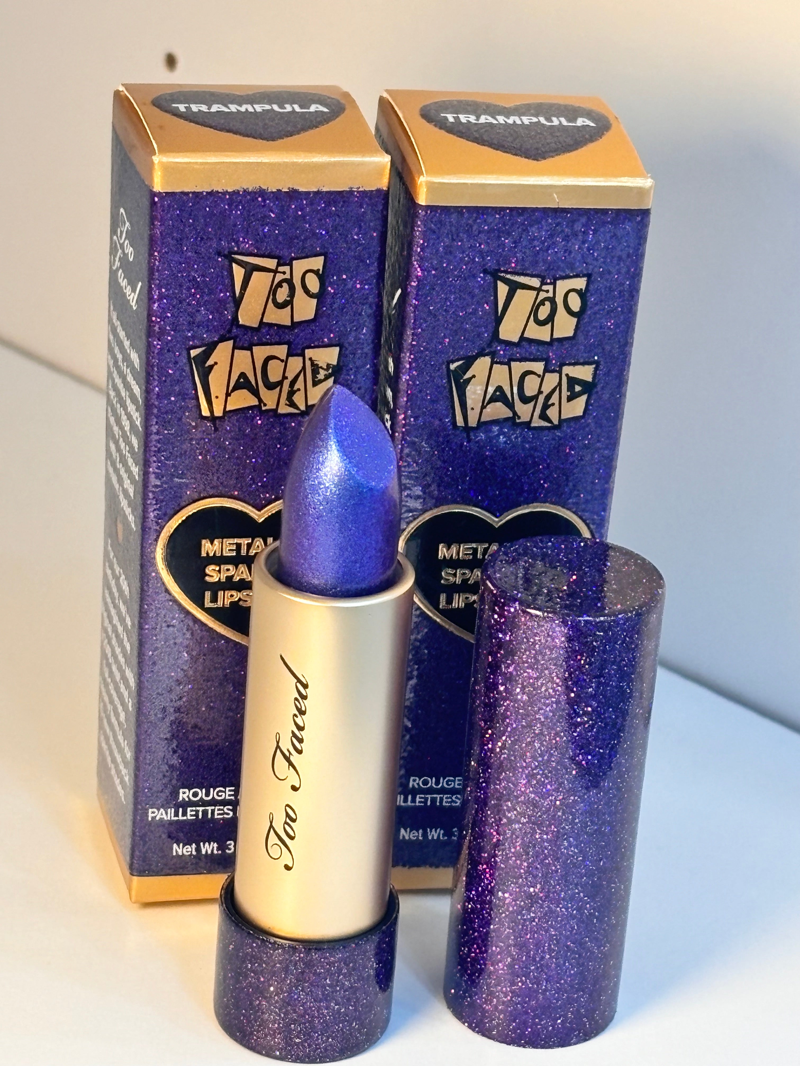 Metallic sparkle lipstick