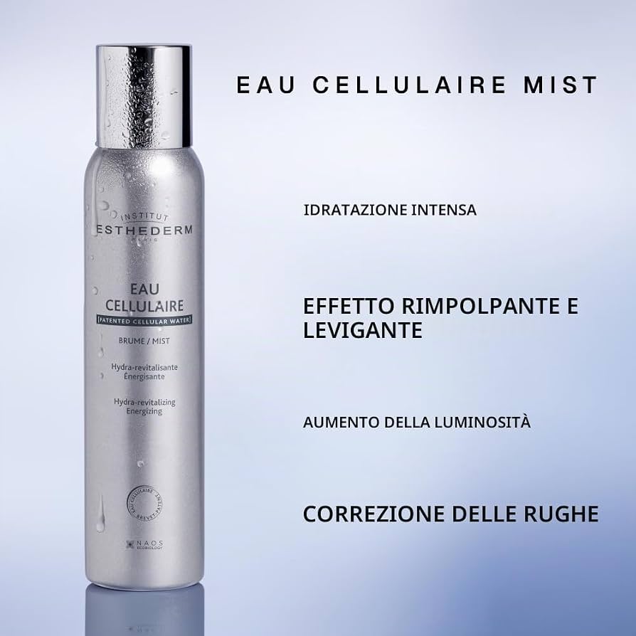 Institut Esthederm - Eau Cellulaire Brume - Booster Idratazione, Antiossidante, Energizzante
