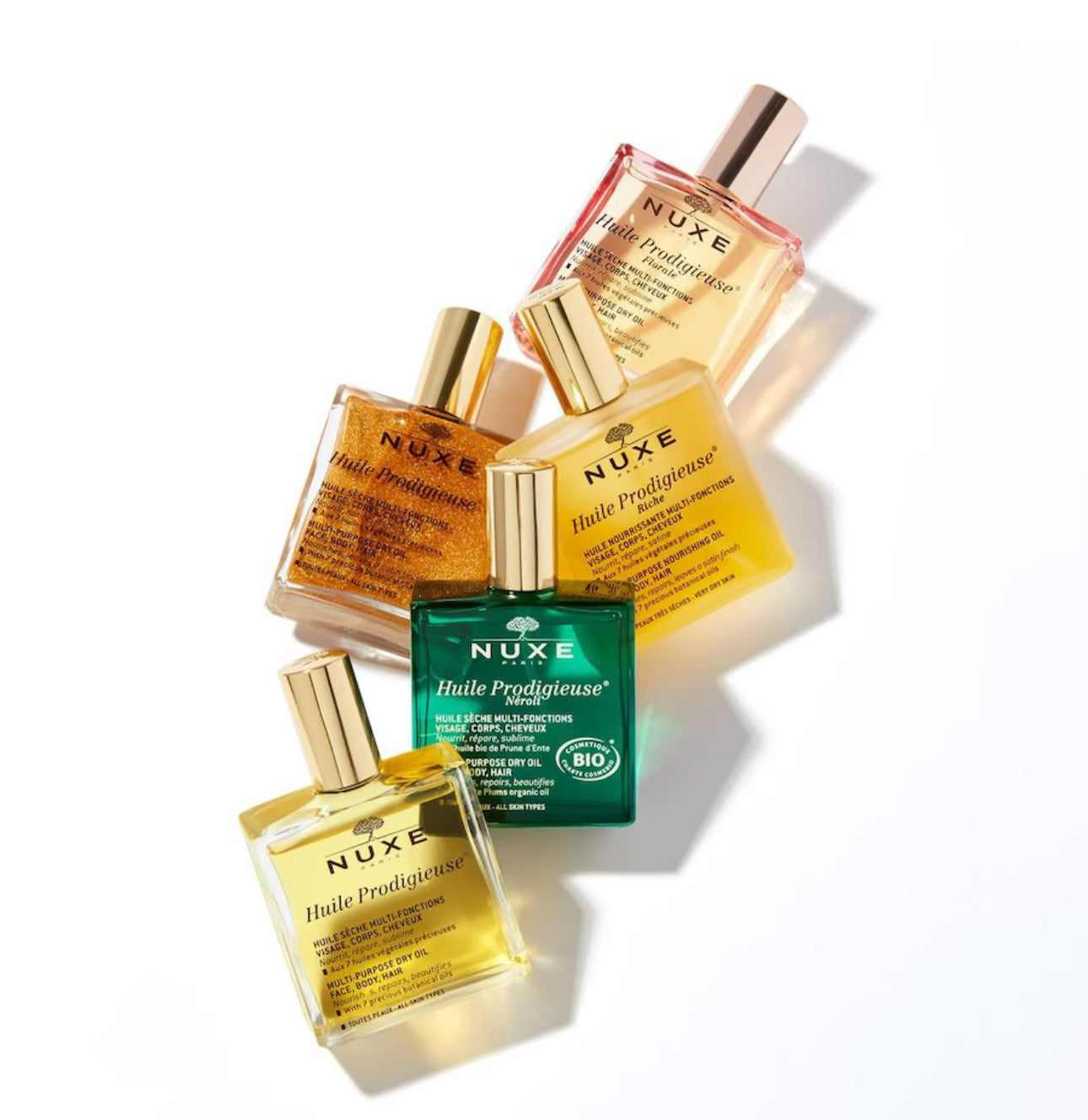 olio secco multifunzione per viso, corpo e capelli