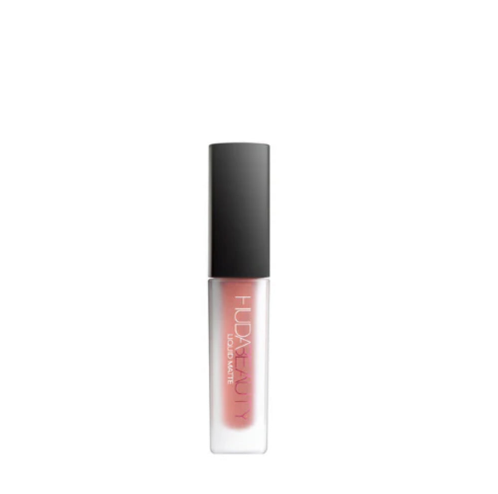 HUDA BEAUTY - Liquid Matte Ultra-Comfort Transfer-Proof Lipstick Mini Pinky Nude