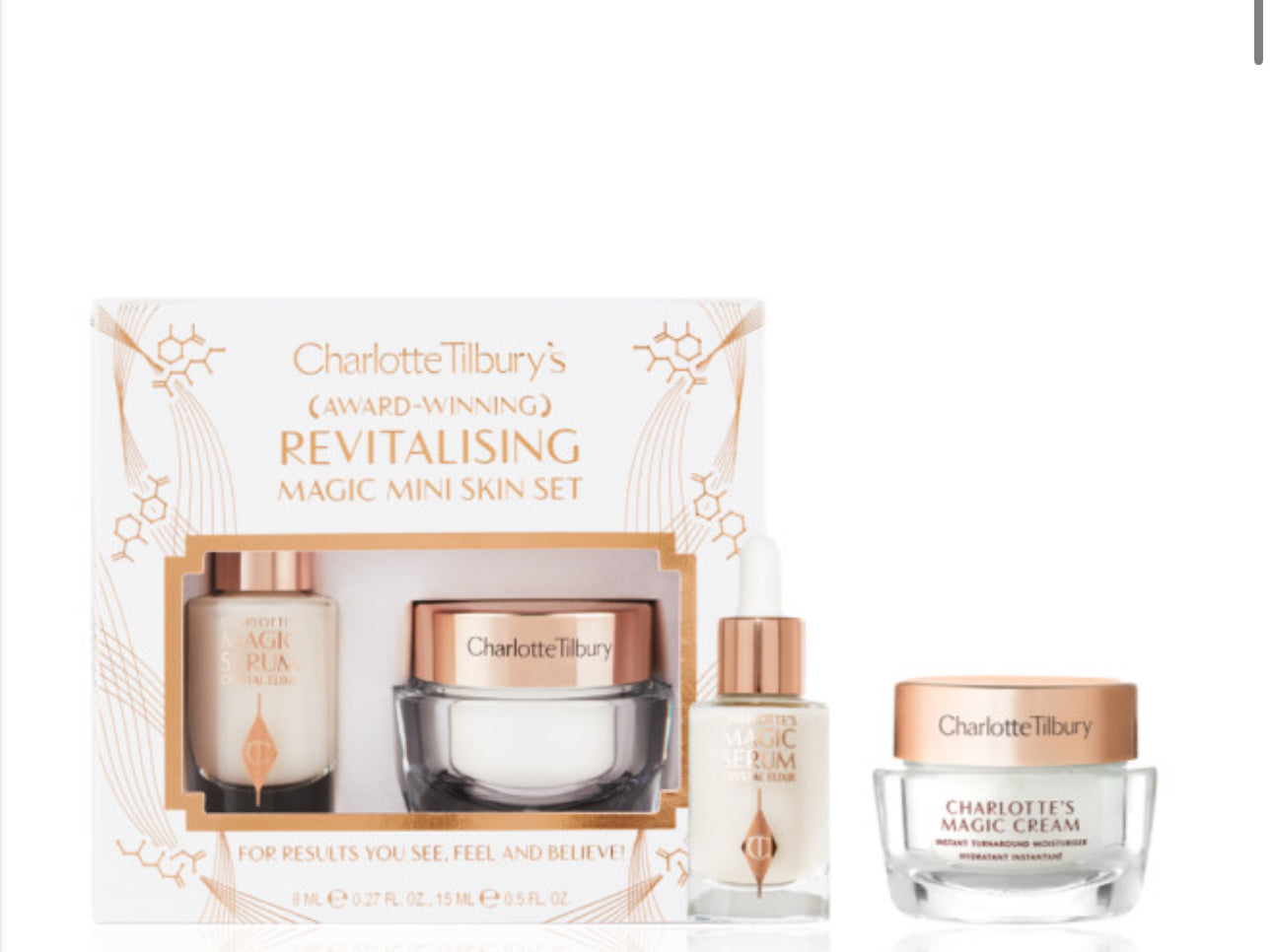 CHARLOTTE TILBURY'S REVITALISING MAGIC MINI SKIN SET
LIMITED EDITION KIT