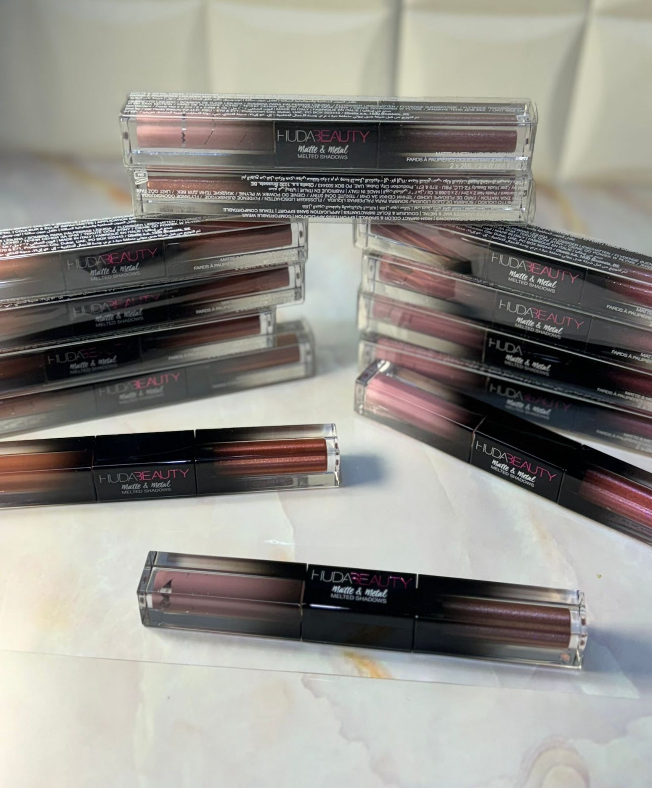 HUDA BEAUTY Matte & Metal Melted Shadows 2X2 ml