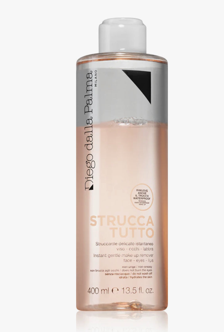 acqua micellare struccante e detergente