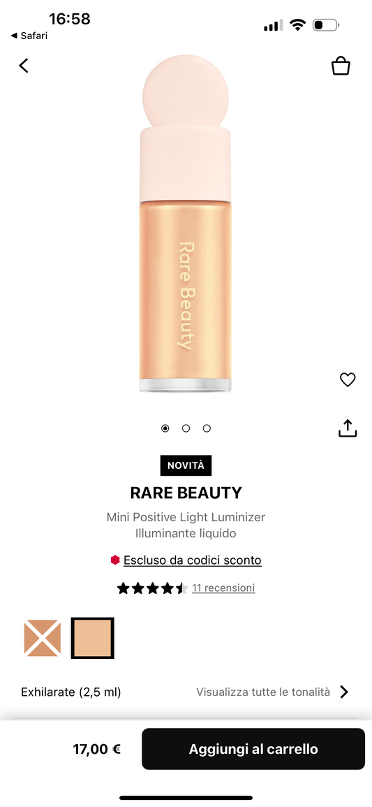 Illuminante rare beauty mini size