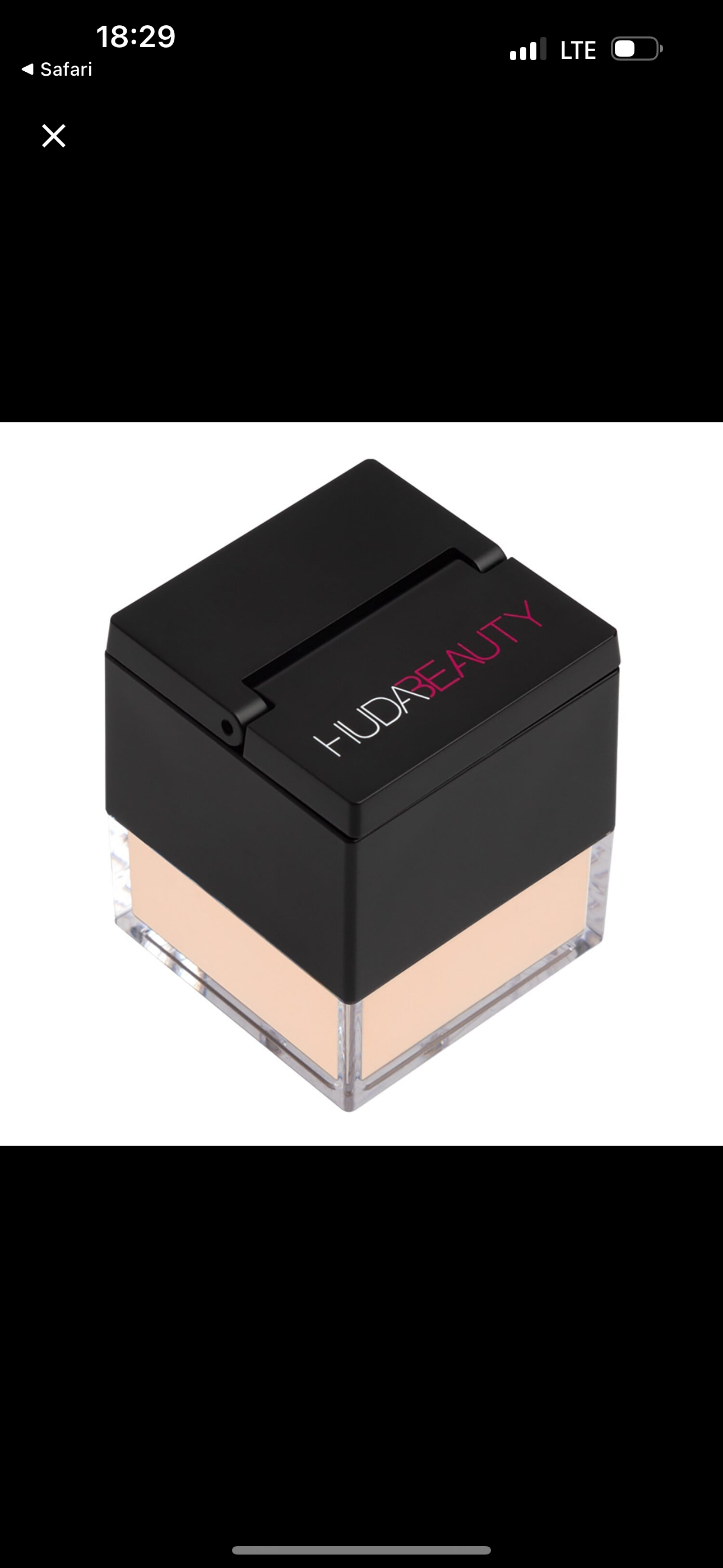 Huda beauty cipria libera in formato viaggio